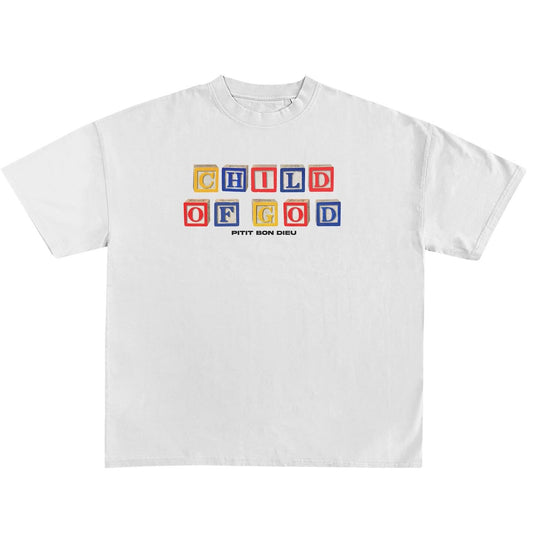 ( white) Wisdom Blocks Tee