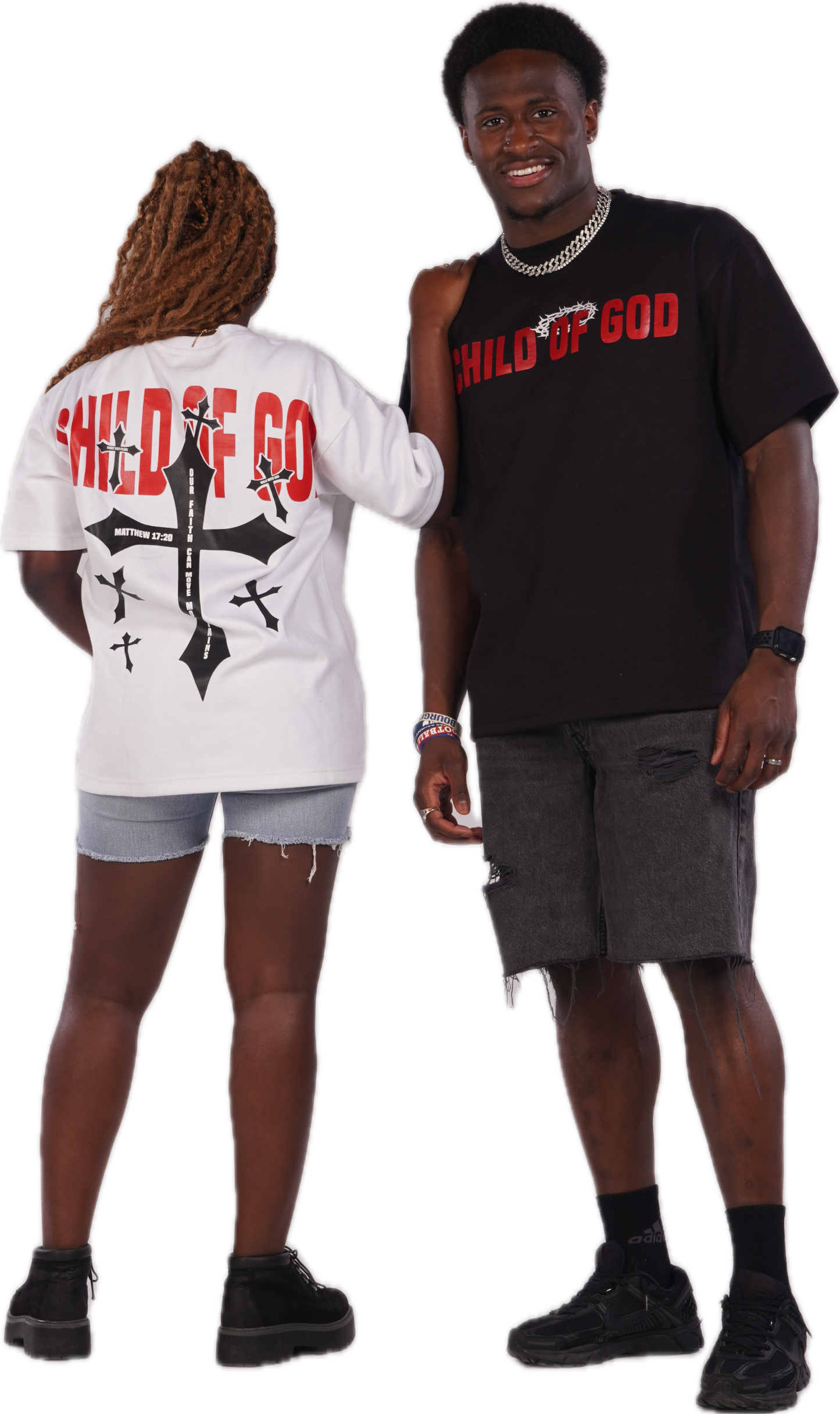 ( white) Marked by Faith Tee