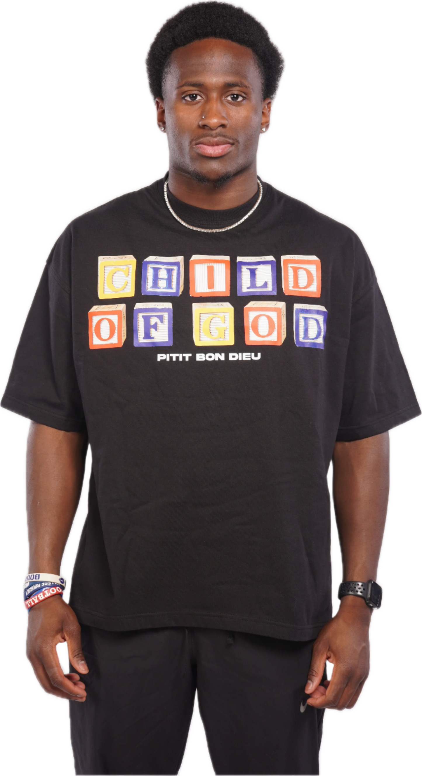 (black) Wisdom Blocks Tee